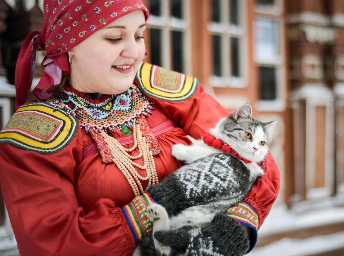 Рязанская кошка Ефросинья стала музейным хранителем